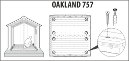 Сарай под покраску Окланд 757 (Oakland 757), серый