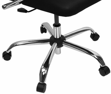 Кресло офисное BRABIX PREMIUM &quot;Ultimate EX-800&quot; хром, плотная двойная сетка Х2, черное/бежевое, 532913