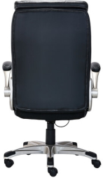 Кресло HAWASAN &quot;Target EX-567&quot;, откидные подлокотники, рециклированная кожа, черное, 532974