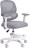 Кресло детское с подставкой для ног BRABIX KIDS MG-220, сетка/ткань TW, серое, 533315