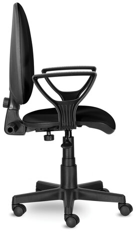 Кресло BRABIX &quot;Prestige Ergo MG-311&quot;, регулируемая эргономичная спинка, кожзам, черное, 531877