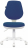 Кресло BRABIX &quot;Fancy MG-201W&quot;, без подлокотников, пластик белый, синее, 532413, MG-201W_532413