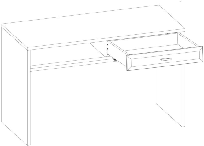 Стол письменный Грейс BIU1S