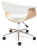 Кресло VIMTA натуральный, кож/зам белый
