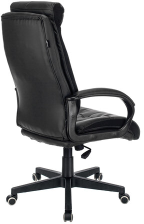 Кресло офисное CH-824, экокожа, черное, 1079045