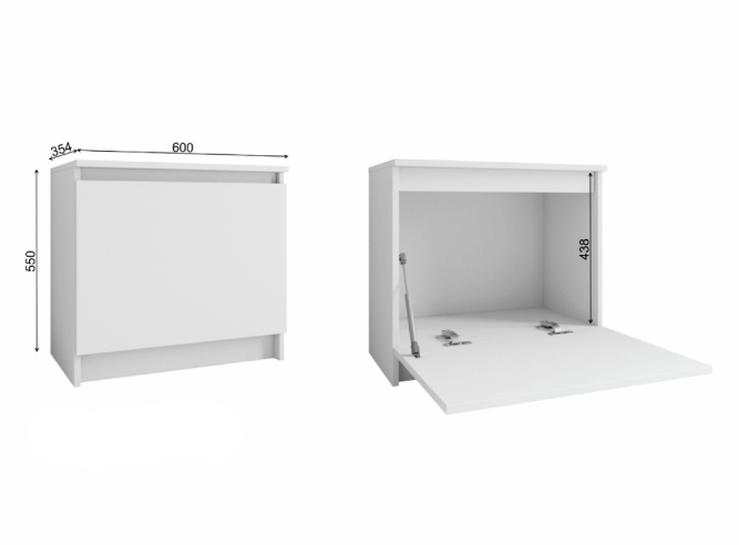 Тумба МС Мори Прихожая МПТ 600