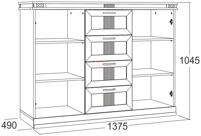 Комод Ольга 18