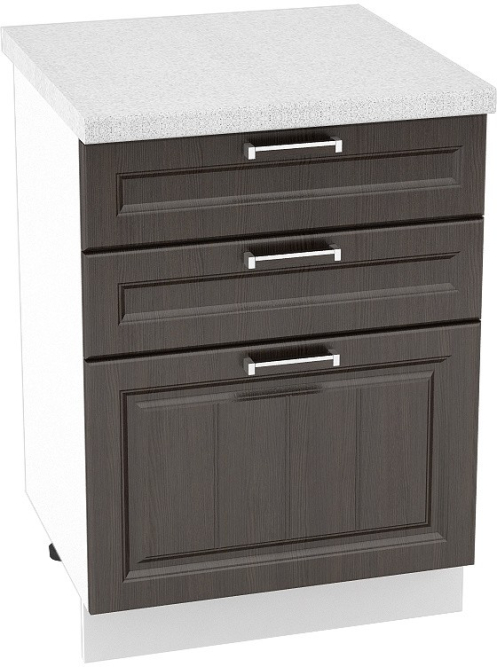 Шкаф нижний 3 ящика ШН3Я600 Прага