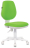 Кресло BRABIX &quot;Fancy MG-201W&quot;, без подлокотников, пластик белый, салатовое, 532414, MG-201W_532414