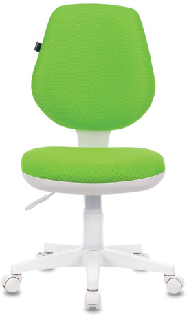 Кресло BRABIX &quot;Fancy MG-201W&quot;, без подлокотников, пластик белый, салатовое, 532414, MG-201W_532414