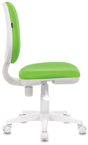 Кресло BRABIX &quot;Fancy MG-201W&quot;, без подлокотников, пластик белый, салатовое, 532414, MG-201W_532414