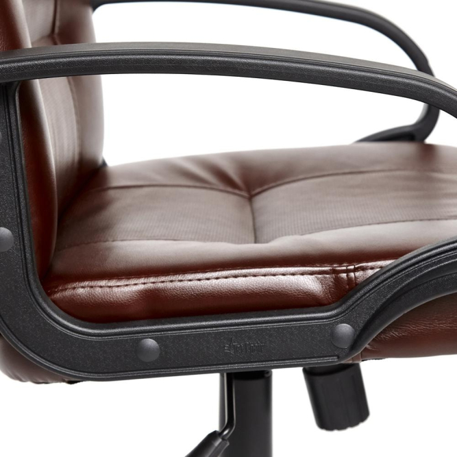 Кресло DEVON кож/зам, коричневый/коричневый перфорированный, 2 TONE/2 TONE /06