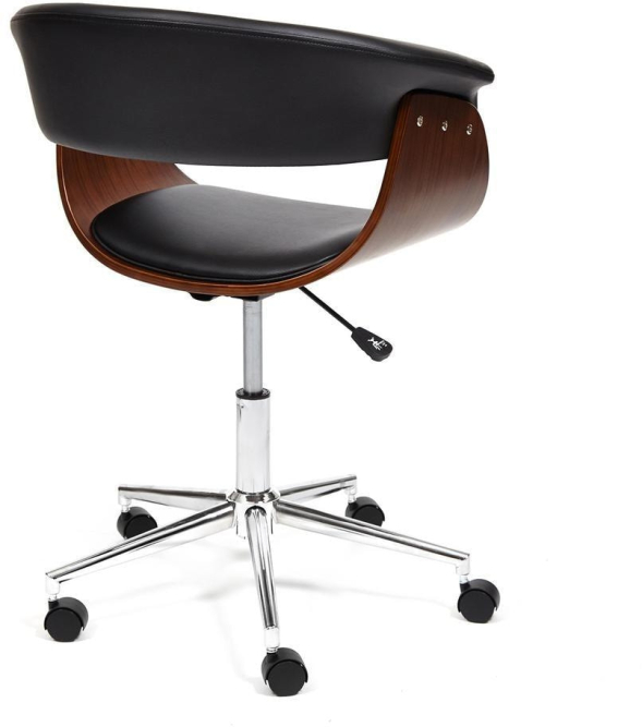 Кресло VIMTA орех, кож/зам черный