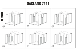 Сарай под покраску Окланд 7511 (Oakland 7511), серый