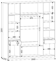 Шкаф Урбан 24