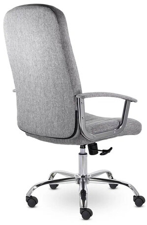 Кресло офисное &quot;Бостон&quot;, CH-277, хром, ткань, серый (M-02)
