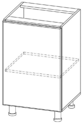 Стол-рабочий С500 (400) Прованс