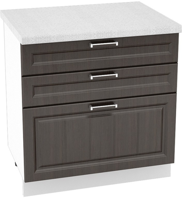 Шкаф нижний 3 ящика ШН3Я800 Прага