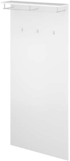 Вешалка настенная с полкой  и штангой ГМЛ17