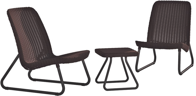 Комплект садовой мебели из из ротанга Рио Патио (Rio Patio set) коричневый