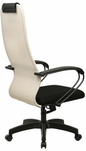 Кресло BRABIX PREMIUM &quot;Ultimate EX-800&quot; пластик, плотная двойная сетка Х2, черное/бежевое, 532916