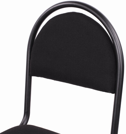 Стул для посетителей РС00М, черный каркас, ткань черная