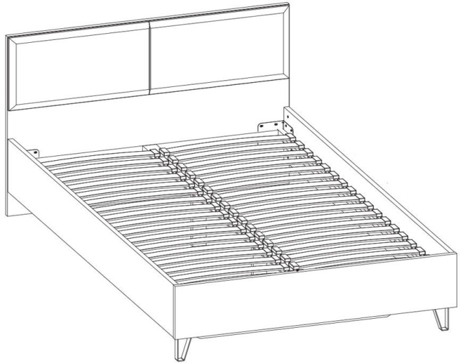 Кровать Грейс LOZ120х200