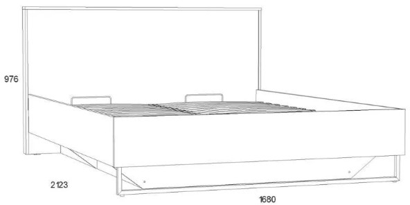 Кровать Фолк НМ 011.55