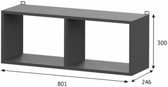 Полка книжная Денвер (NN)