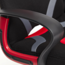 Кресло RUNNER ткань, черный/красный, 2603/ 08/ 12