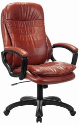 Кресло офисное BRABIX PREMIUM &quot;Omega EX-589&quot;, экокожа, коричневое, 532096