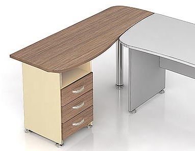 Тумба приставная левая К27 Модерн (М17+М20+ОМ03+М36)