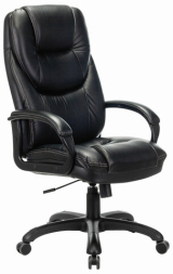 Кресло офисное BRABIX PREMIUM &quot;Nord EX-590&quot;, черный пластик, экокожа, черное, 532097