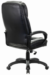 Кресло офисное BRABIX PREMIUM &quot;Nord EX-590&quot;, черный пластик, экокожа, черное, 532097