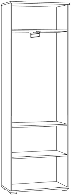 Шкаф для одежды Октава 13.338