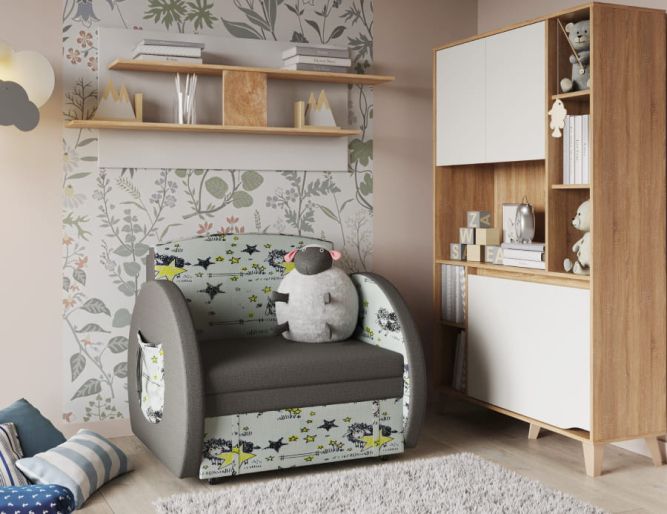 Тахта Мася-8 (барашек, в комплекте с подушкой)