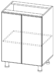 Стол-рабочий С600 (400) Прованс