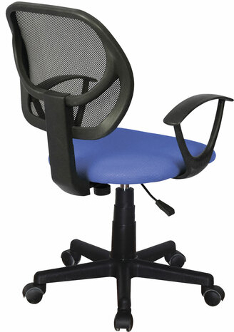 Кресло компактное BRABIX &quot;Flip MG-305&quot;, ткань TW, синее/черное, 531919