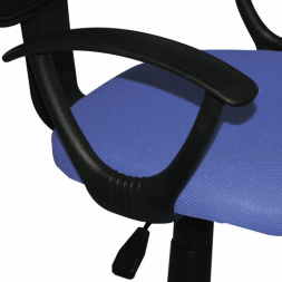 Кресло компактное BRABIX &quot;Flip MG-305&quot;, ткань TW, синее/черное, 531919