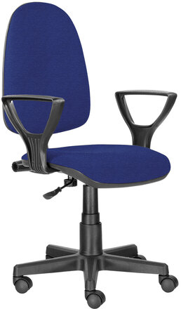 Кресло BRABIX &quot;Prestige Ergo MG-311&quot;, регулируемая эргономичная спинка, ткань, синее, 532423