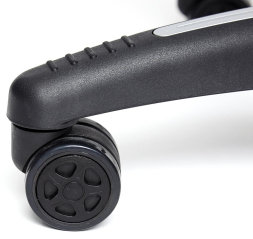 Кресло RUNNER кож/зам/ткань, серый/черный, 2 TONE/11/14