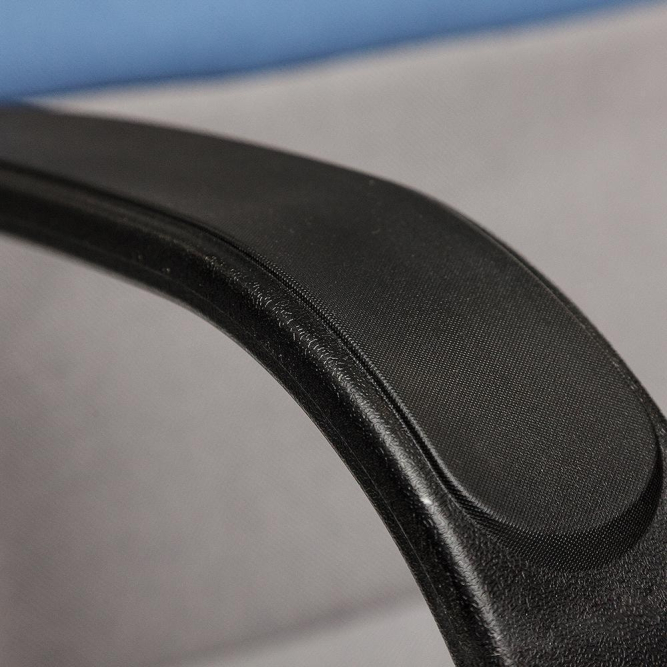 Кресло СН757 ткань, серый/синий, С27/С24