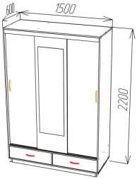 Шкаф-купе ШОН-5