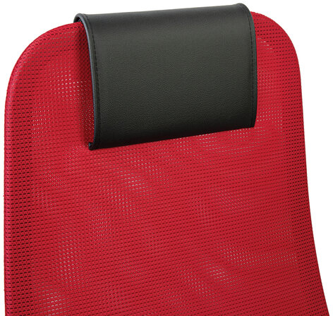 Кресло офисное BRABIX PREMIUM &quot;Ultimate EX-801&quot; хром, плотная двойная сетка Х2, черное/красное, 532921