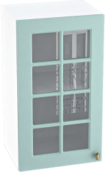 Шкаф верхний с 1 створкой со стеклом Кухня Прованс ШВС 400