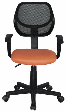 Кресло компактное BRABIX &quot;Flip MG-305&quot;, ткань TW, оранжевое/черное, 531920