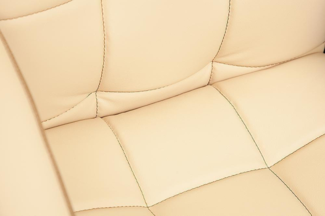 Кресло TRENDY кож/зам/ткань, бежевый/бронзовый, 36-34/21