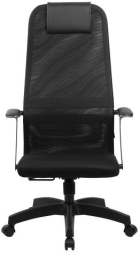 Кресло офисное BRABIX PREMIUM "Ultimate EX-801" пластик, плотная двойная сетка Х2, черное, 532922