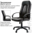 Кресло офисное BRABIX &quot;Strike EX-525&quot;, экокожа черная, 531382