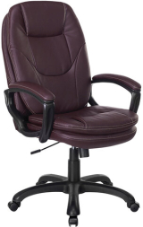 Кресло офисное BRABIX PREMIUM "Trend EX-568", экокожа, коричневое, 532101